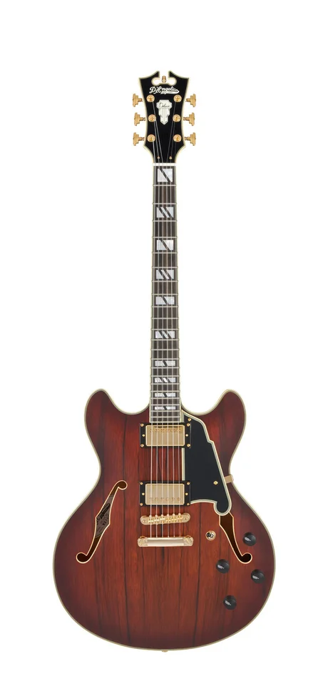D’Angelico Deluxe DC Satin Brown Burst