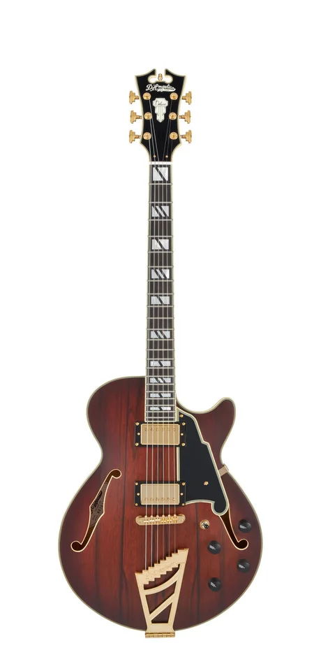 D’Angelico Deluxe SS Satin Brown Burst