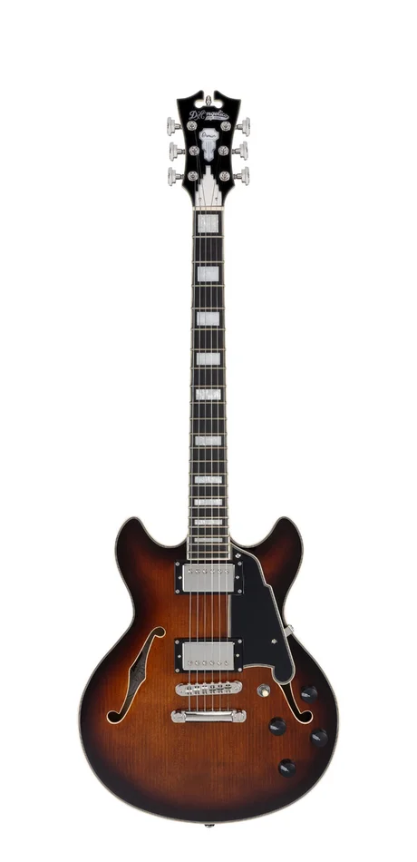 D&rsquo;Angelico Premier Mini DC Brown Burst