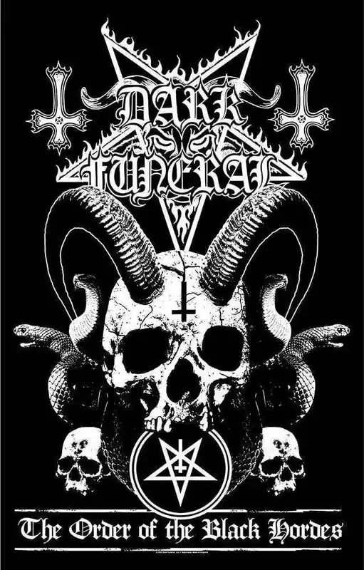 Dark Funeral Order Of The Black Hordes Drapeau