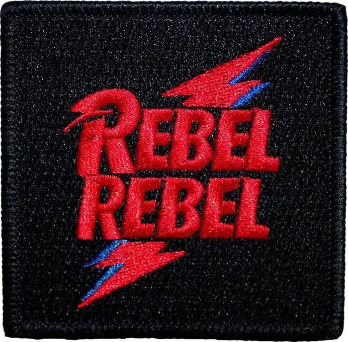 David Bowie Rebel Rebel Pink & Blue Patch thermocollant