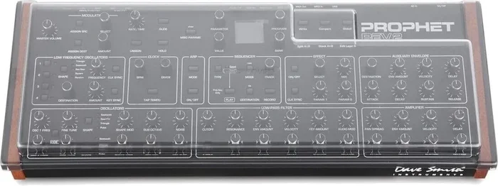 Decksaver Sequnetial – Dave Smith Instrumnets Prophet REV-2 Desktop Couvercle de protection pour Grooveboxe