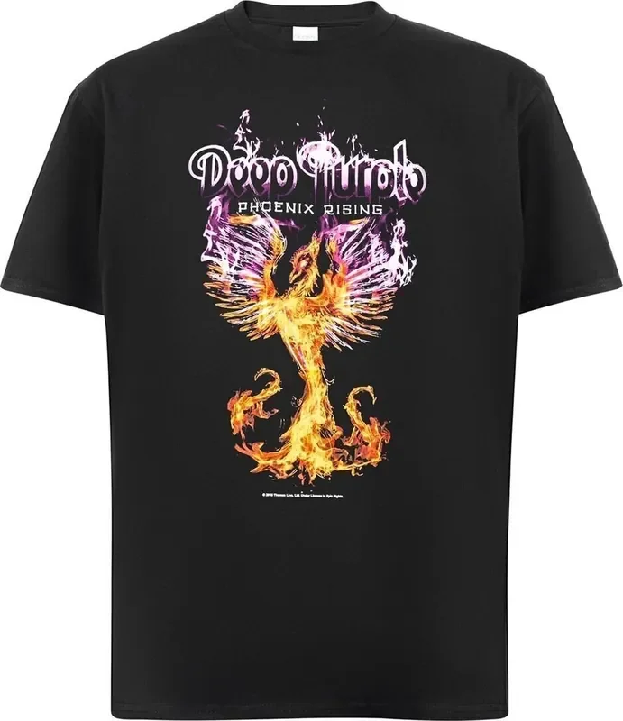 Deep Purple T-shirt Phoenix Rising Unisex Black XL
