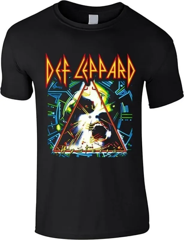Def Leppard T-shirt Hysteria Unisex Black S