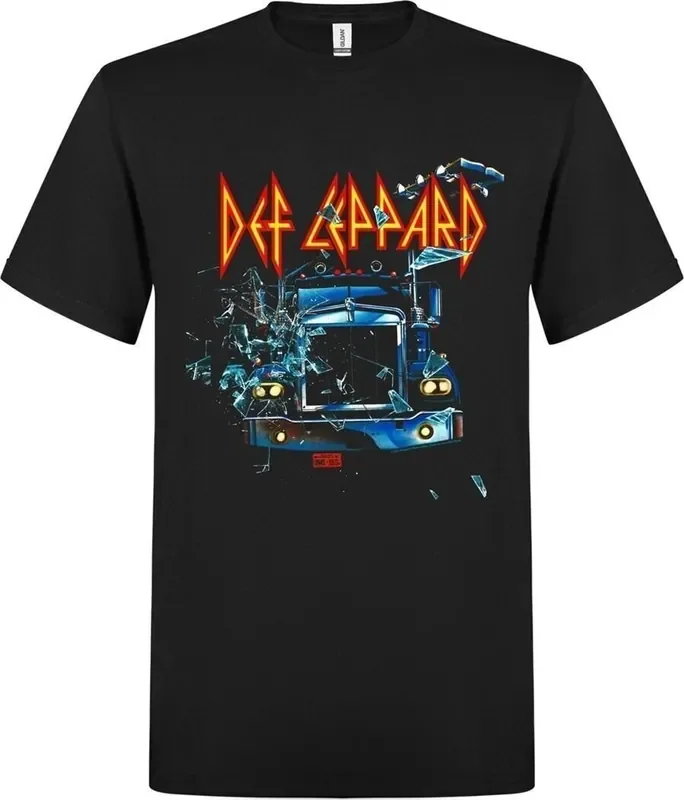 Def Leppard T-shirt On Through The Night Unisex Black S