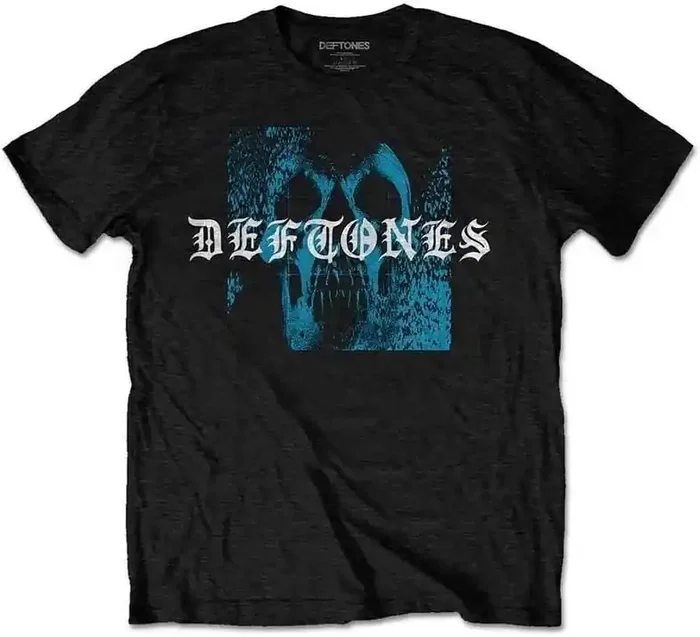 Deftones T-shirt Static Skull Unisex Black 2XL