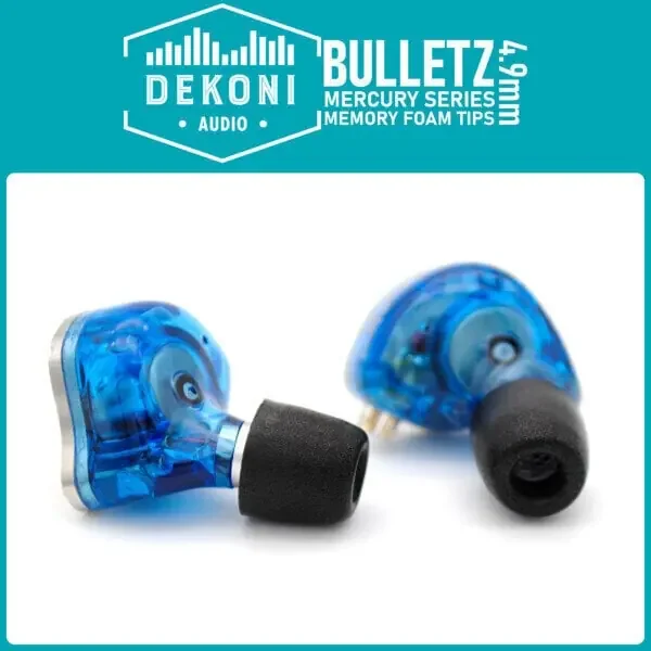 Dekoni Audio EPZ-MERCURY-PL Black Prises pour écouteurs