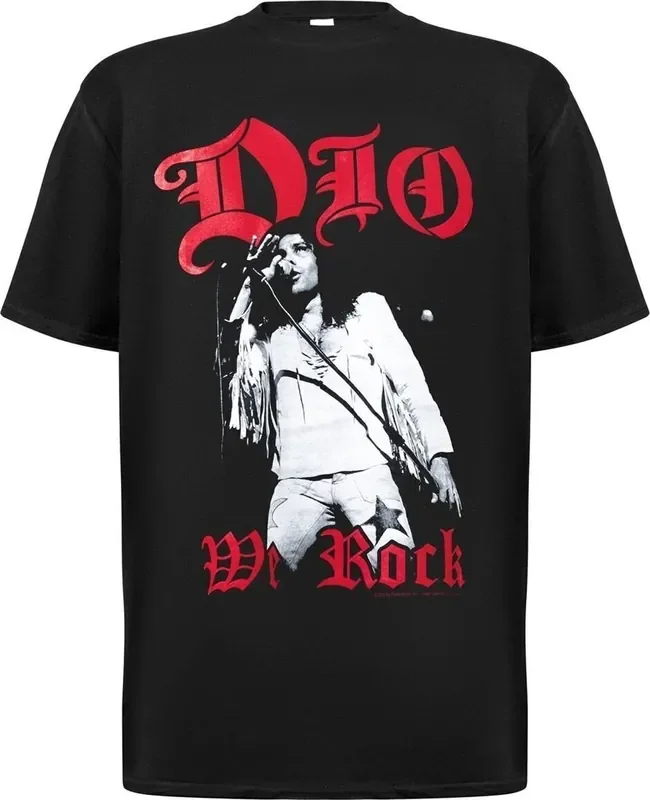 Dio T-shirt Ronnie James Dio Unisex Black S