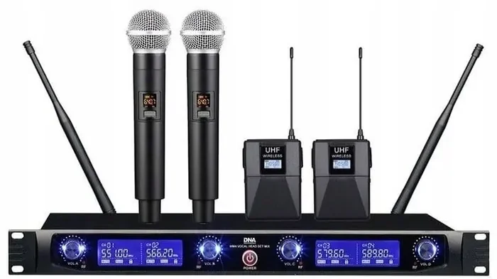 DNA WM4 Vocal Head Set Mix Système sans fil