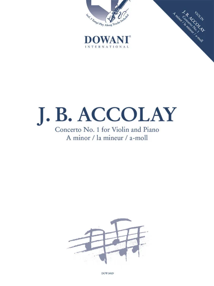 Dowani Accolay – Concerto No. 1 For Violin And Piano