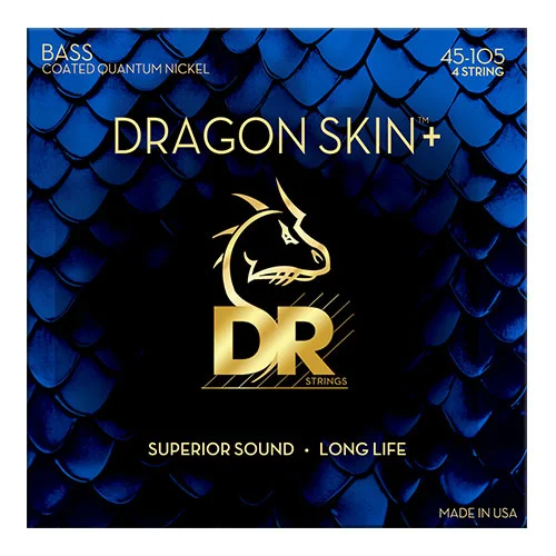 DR STRINGS 45-105 Dragon Skin+ Coated Medium