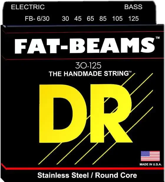 DR Strings Fat Beams FB6-30 Jeux de 6 cordes basses