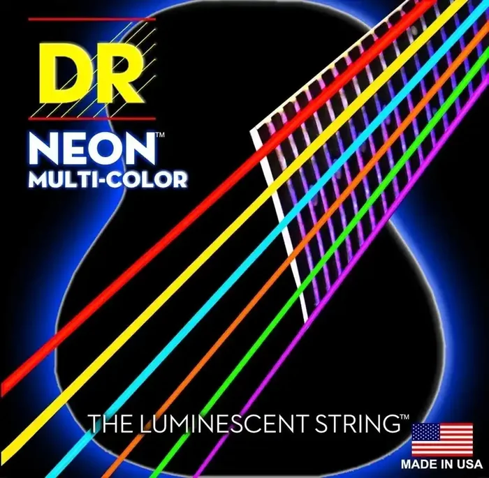 DR Strings MCA-12 Neon Cordes de guitares acoustiques