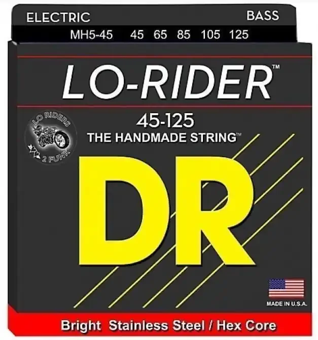 DR Strings MH5-45 Jeux de 5 cordes basses