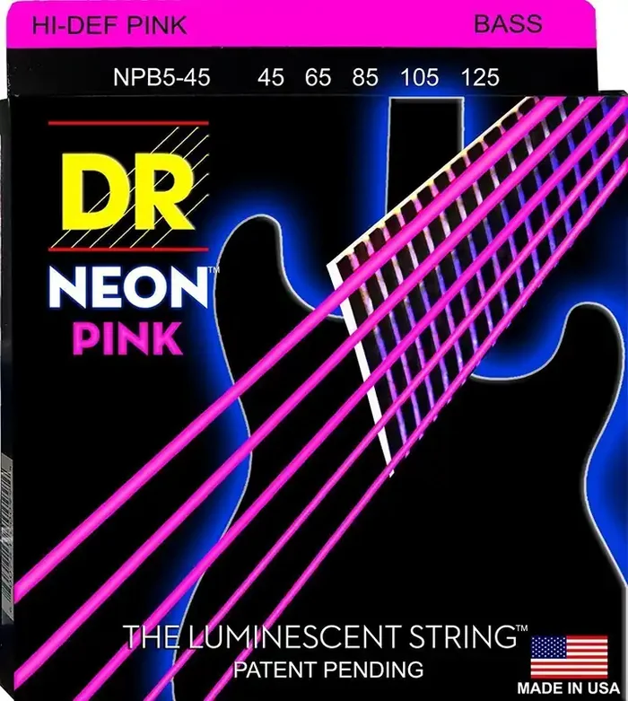 DR Strings NPB5-45 Jeux de 5 cordes basses