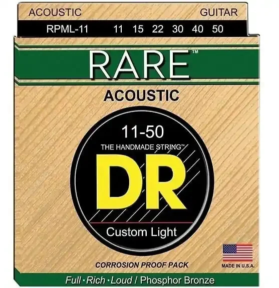 DR Strings RPML-11 Rare Cordes de guitares acoustiques