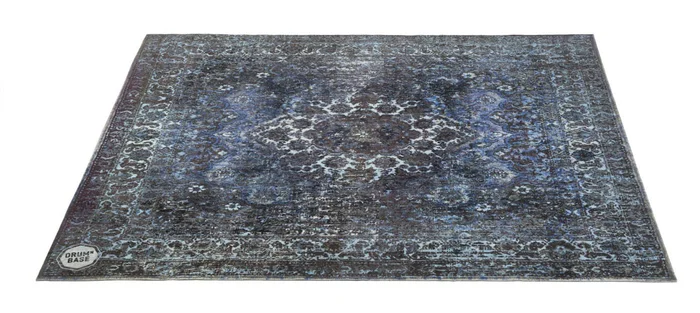 DRUM N BASE VPCLB-BLU Tapis Vintage Persian Club Series 1.63 X 1.42M Antidérapant Blue
