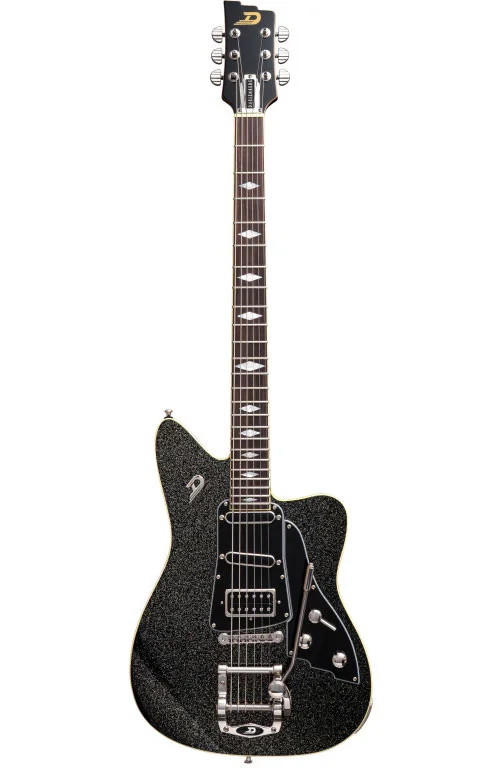 DUESENBERG Paloma Baritone Black Sparkle + Housse