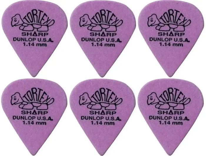 Dunlop 412R 1.14 Tortex 6 Médiators