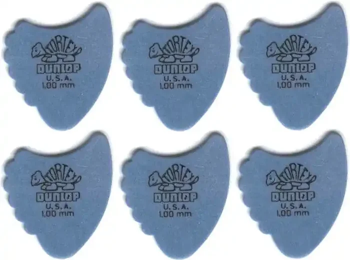 Dunlop 414R 1.00 Tortex Fins 6 Médiators