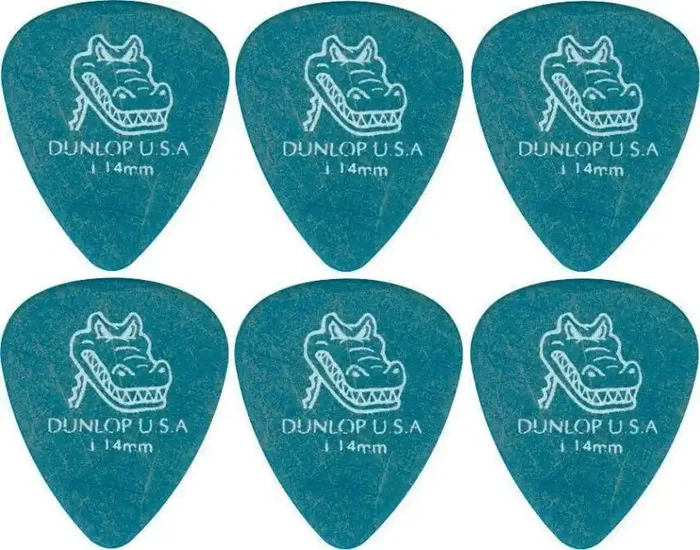 Dunlop 417R 1.14 Gator Grip Standard 6 Médiators
