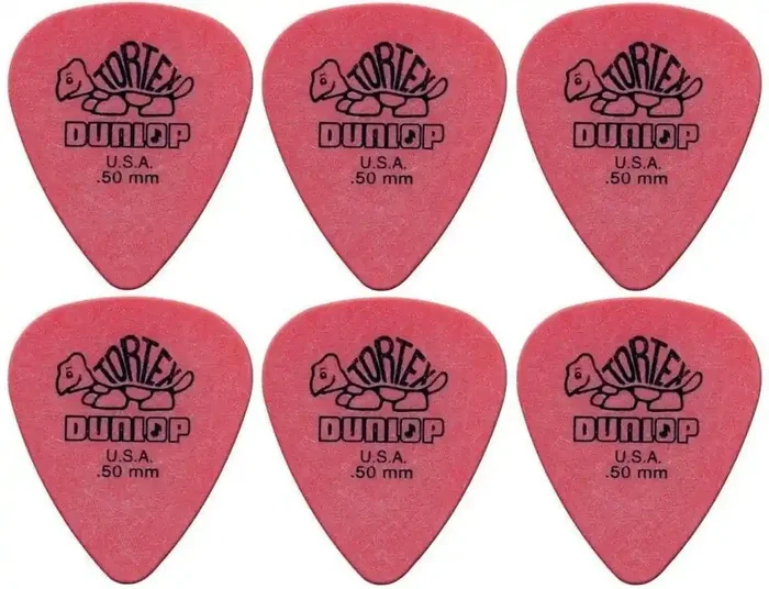 Dunlop 418R 0.50 Tortex Standard 6 Médiators