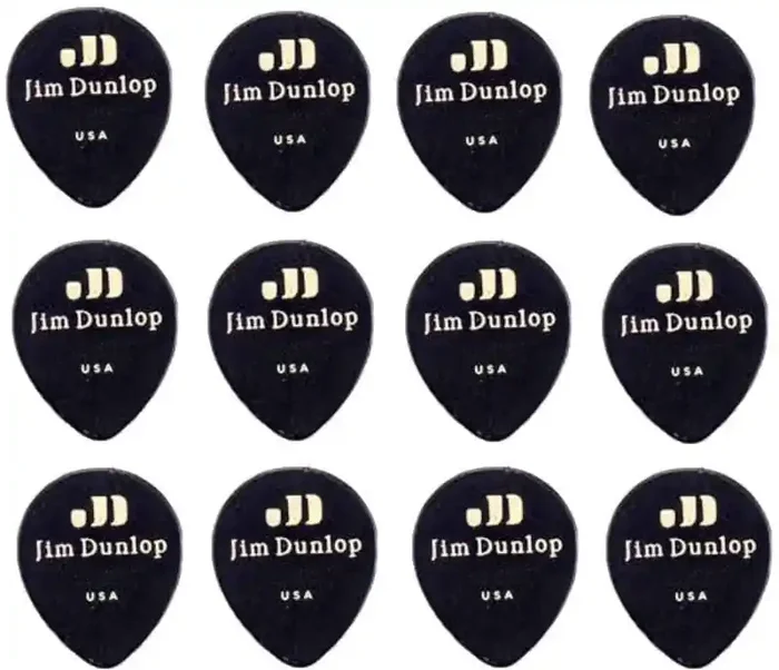 Dunlop 485P-03HV Celluloid Teardrop Médiators