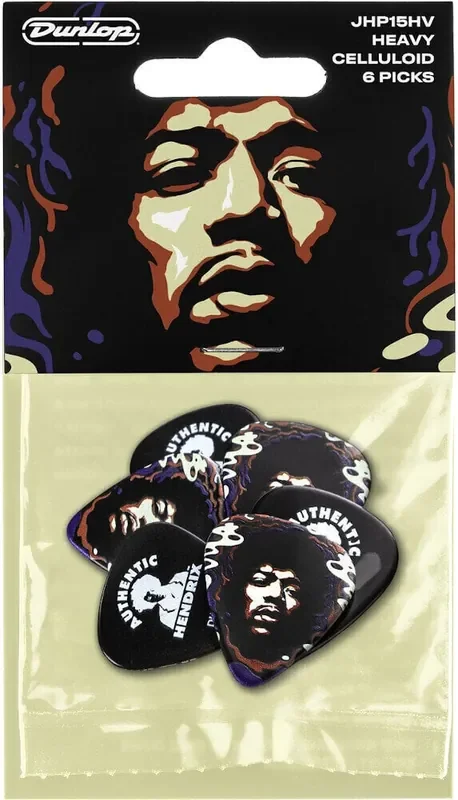Dunlop Jimi Hendrix Guitars Star 6 Médiators