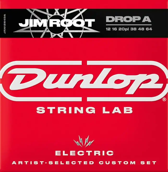 Dunlop JRN1264DA String Lab Jim Root Drop A Cordes pour guitares électriques