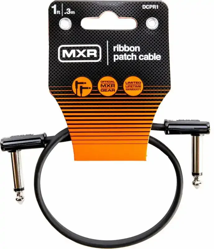 Dunlop MXR DCPR1 Ribbon Patch Cable 30 cm Angle – Angle Câble de patch
