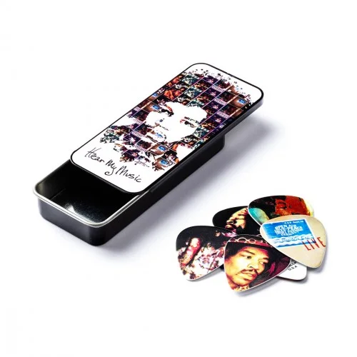 DUNLOP PICK TIN – JIMI HENDRIX HEAR MY MUSIC