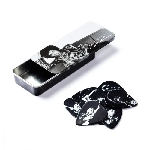 DUNLOP PICK TIN – JIMI HENDRIX SILVER PORTRAIT I