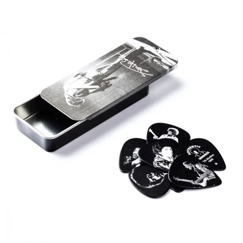 DUNLOP PICK TIN – JIMI HENDRIX SILVER PORTRAIT II
