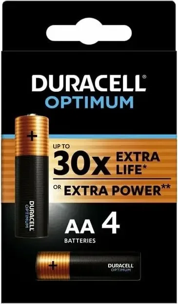 Duracell Optimum 4 AA Pile