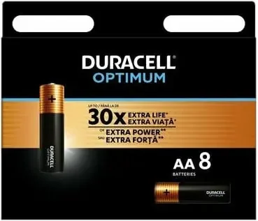 Duracell Optimum 8 AA Pile
