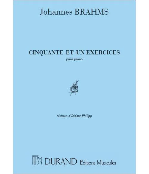 Durand Brahms J. – 51 Exercices – Piano