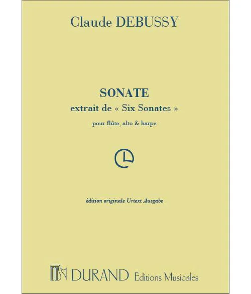 Durand Debussy – Sonate – Flute, Alto Et He
