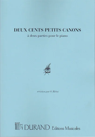 Durand Kunz – 200 Petits Canons – Piano