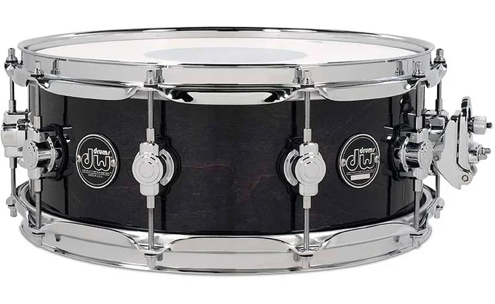 DW Drum Workshop 14X5.5 Performance Lacquer Ebony Stain