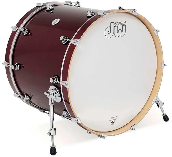 DW Drum Workshop 22X18 Design Cherry Stain