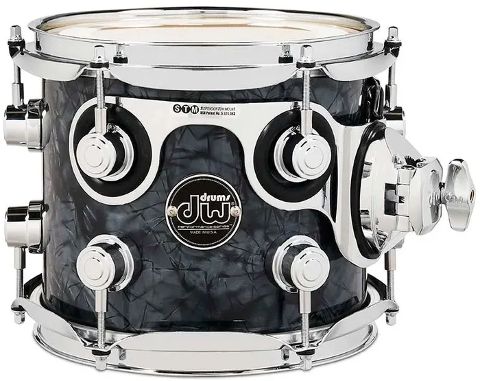 DW Drum Workshop Tom 8X7 Performance Black Diamond