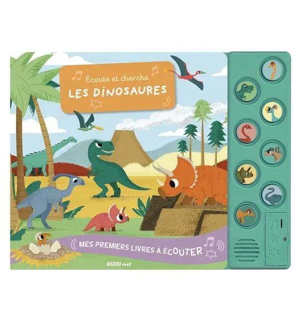 Ecoute et cherche les dinosaures