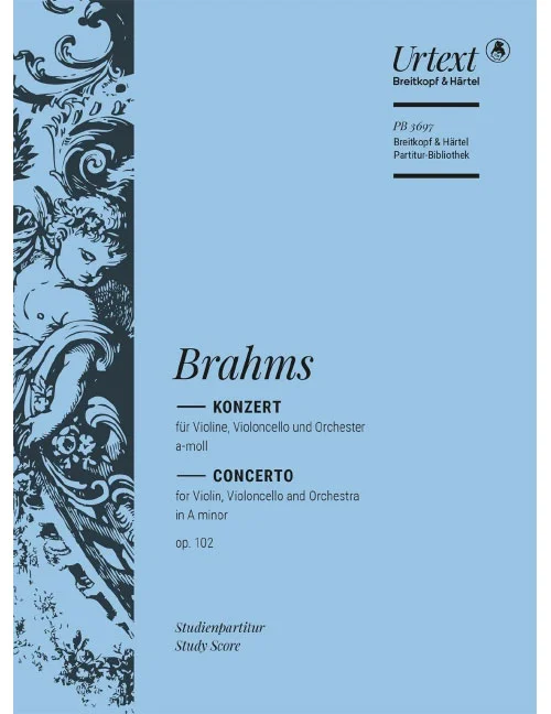 Edition Breitkopf Brahms – Concerto In A Minor Op. 102