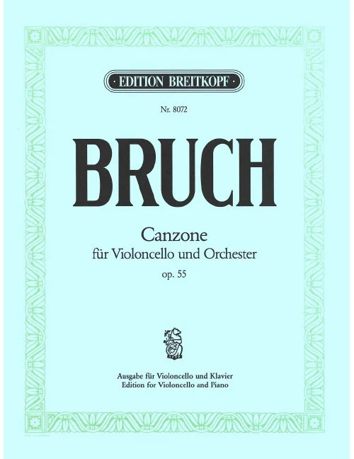 Edition Breitkopf Bruch – Canzone B-dur Op. 55