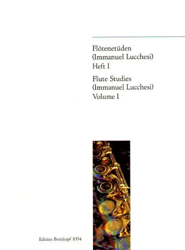 Edition Breitkopf Lucchesi I. – Etudes Pour Flute Solo Vol.1 – Flute