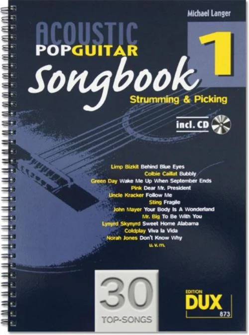 Edition Dux Langer M. – Acoustic Pop Guitar Songbook 1