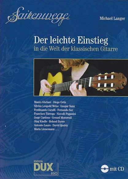 Edition Dux Langer M. – Der Leichte Einstieg In Die Welt Der Klassischen Gitarre
