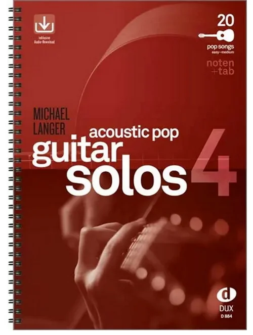 Edition Dux MICHAEL LANGER – ACOUSTIC POP GUITAR SOLOS VOL.4