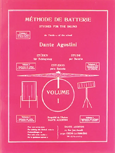 Editions Agostini Agostini – Methode De Batterie Vol.1 : Solfege Batterie