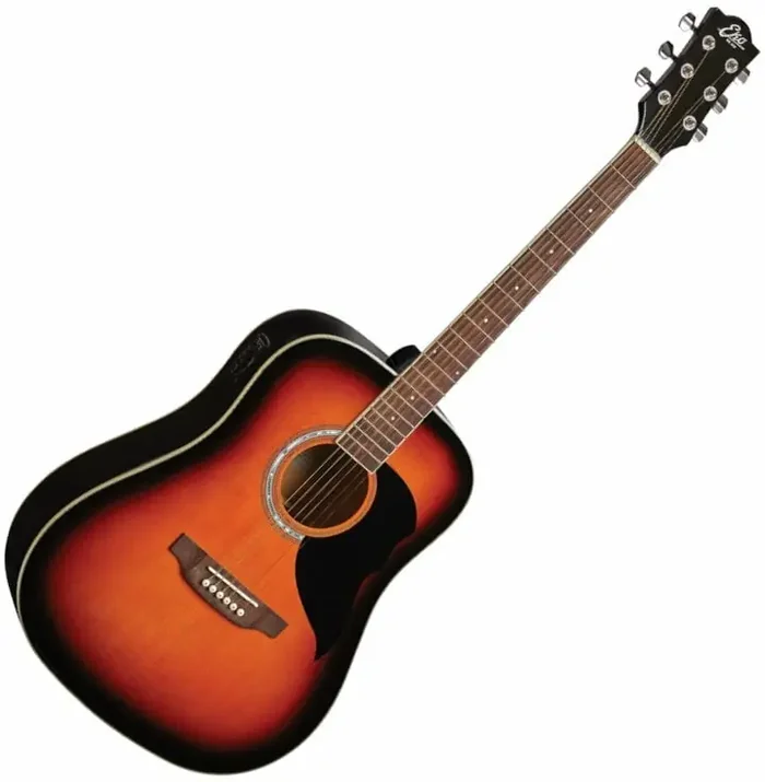 Eko guitars Ranger 6 EQ Brown Sunburst Guitare Dreadnought acoustique-électrique